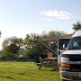 <p align=left> Après une fin de semaine à la maison, on repart au Québec cette fois, direction fleuve-mer. Nous voici au camping Cap aux oies, Montmagny. Deux services, wi-fi 30 minutes seulement, mais tranquilles.